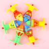 12pcs Kids Light Up Rotating Gyroscope, Portable Cute Funny Flashing LED Gyroscope Toy for Boys Girls Holiday Party view 1