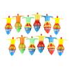 12pcs Kids Light Up Rotating Gyroscope, Portable Cute Funny Flashing LED Gyroscope Toy for Boys Girls Holiday Party view 2