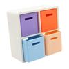 Abaodam 1set Mini Dollhouse Storage Box with Modular Shelf for Organizing Tiny Furniture Plastic Dollhouse Accessories for Creative Play and Efficient Storage view 1
