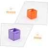 Abaodam 1set Mini Dollhouse Storage Box with Modular Shelf for Organizing Tiny Furniture Plastic Dollhouse Accessories for Creative Play and Efficient Storage view 3