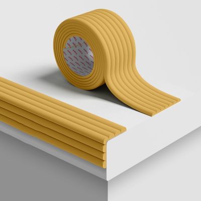 Qingzhi Furniture Edge Protector for Baby, Soft Foam Kids Proofing Padding Self Adhesive Edging Bumper Guard 6 13 16 Ft Long Cutable Corner Covering Strips Thick 8mm(K 80mm Width,5m/16.4 ft Length)