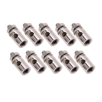 Acouto 10pcs RC 1.8mm Pushrod Connector Linkage Stoppers for RC Model Airplane Plane Parts Servo Linkage Stopper Ar310884