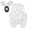 FSINWV Newborn Insert and 3Pcs Replacement Toy Balls for Mamaroo, Breathable Reversible Infant Insert Compatible with Mamaroo Baby Swing & RockaRoo, Head & Body Support, Machine Washable view 1