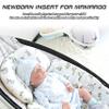 FSINWV Newborn Insert and 3Pcs Replacement Toy Balls for Mamaroo, Breathable Reversible Infant Insert Compatible with Mamaroo Baby Swing & RockaRoo, Head & Body Support, Machine Washable view 2