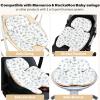 FSINWV Newborn Insert and 3Pcs Replacement Toy Balls for Mamaroo, Breathable Reversible Infant Insert Compatible with Mamaroo Baby Swing & RockaRoo, Head & Body Support, Machine Washable view 3