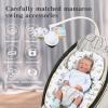 FSINWV Newborn Insert and 3Pcs Replacement Toy Balls for Mamaroo, Breathable Reversible Infant Insert Compatible with Mamaroo Baby Swing & RockaRoo, Head & Body Support, Machine Washable view 4