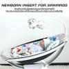 FSINWV Newborn Insert and 3Pcs Replacement Toy Balls for Mamaroo, Breathable Reversible Infant Insert Compatible with Mamaroo Baby Swing & RockaRoo, Head & Body Support, Machine Washable view 2