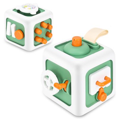 SOSUSHOE Toys for 1 Year Old Boy Girl, Montessori Busy Board Busy Cube, Travel Toys for Toddlers 1-3, 1 Year Old Girl Boy Gifts, Valentine Gifts for Kids 1-2 Year Old