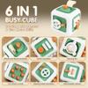 SOSUSHOE Toys for 1 Year Old Boy Girl, Montessori Busy Board Busy Cube, Travel Toys for Toddlers 1-3, 1 Year Old Girl Boy Gifts, Valentine Gifts for Kids 1-2 Year Old view 2