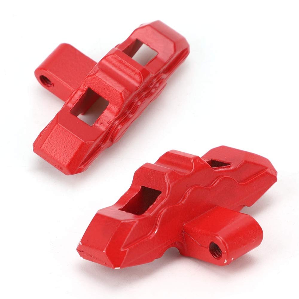 Acouto Wheel Brake Disc Parts Fit for Unlimited Desert Racer Udr 1/7 RC Car Unlimited Desert Racing Upgrade Parts Udr Upgrades (Red)