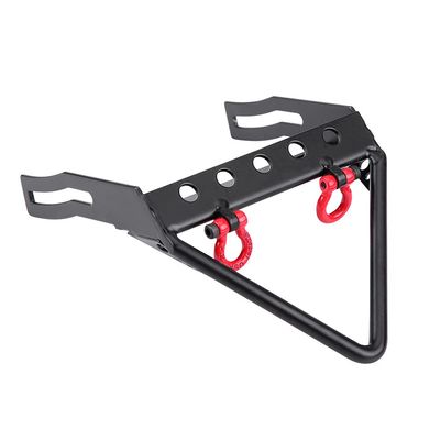 Acouto RC Crawler Steel Front Bumper Winch Mount for Axial SCX10 1/10 Remote Control Car Vehicle Equipment Bumper (Pointed Toe: 5.4 X 4.4 X 2.6cm / 2.1 X 1.7 X 1in)