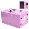 Focket Piggy Bank for Kids Boys Girls, 7in Money Bank with Password and 2 Keys, Metal Kids Safe Toys for Boys Girls, Cub Safe Box for Money Documents Valuables (Red) view 3