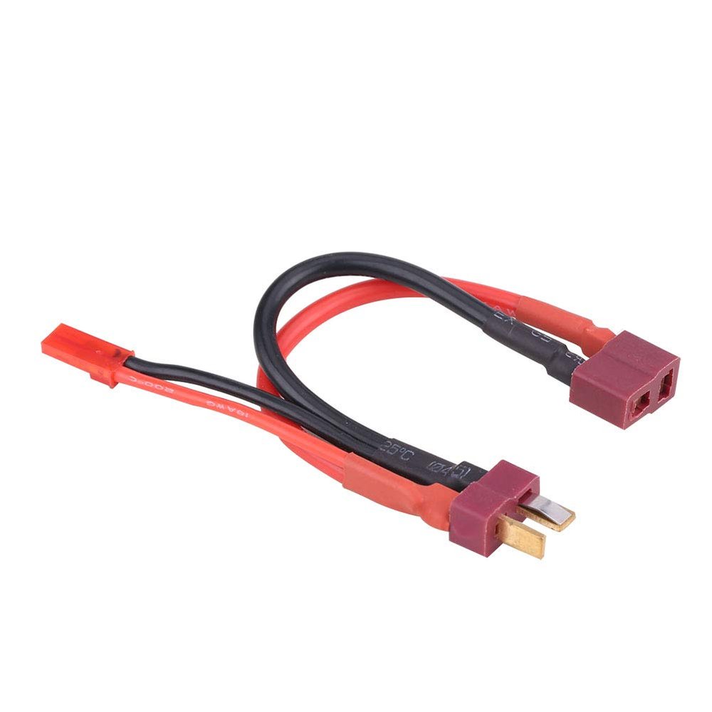Acouto T Plug with JST Plug Power Cable 18AWG Wire for Remote Control Airplane Car Boat LED Strip Power Cable Model Toy