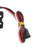 Acouto Servo Motor Gear Black Metal Gears Alloy Sail Winch Anolog Servos for RC Ship Rope Machine Winch Rudder Servo Sail Winch Servo view 3