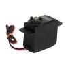 Acouto Servo Motor Gear Black Metal Gears Alloy Sail Winch Anolog Servos for RC Ship Rope Machine Winch Rudder Servo Sail Winch Servo view 4