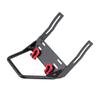 Acouto RC Crawler Steel Front Bumper Winch Mount for Axial SCX10 1/10 Remote Control Car Vehicle Equipment Bumper (Flat Head) view 2