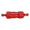ANGGREK RC Oil Fuel Filter, RC Fuel Filter Aluminum Alloy Universal Effective RC Accessory for RC Boats (Red) view 2