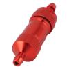 ANGGREK RC Oil Fuel Filter, RC Fuel Filter Aluminum Alloy Universal Effective RC Accessory for RC Boats (Red) view 3