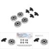 Acouto Wheel Brake Disc Parts Fit for Unlimited Desert Racer Udr 1/7 RC Car Unlimited Desert Racing Upgrade Parts Udr Upgrades (Black) view 4