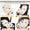 FSINWV Newborn Insert and 3Pcs Replacement Toy Balls for Mamaroo, Breathable Reversible Infant Insert Compatible with Mamaroo Baby Swing & RockaRoo, Head & Body Support, Machine Washable  view 4