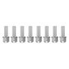 Acouto 8 Pcs Rc Wheel Hub Extension Nut Stainless Steel High Strength Hex Rc Wheel Hub Extension Adapter for Axial SCX10 Rc Wheel Lug Nut Extenders Rc Wheel Nuts Spacer (20mm) view 1