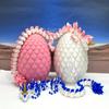 2pcs 3D Printed Dragons with Dragon Egg, Articulated Unicorn Dragons, 3D Printed Gift for Gender Reveal Party, Fidget ADHD Autism Toy D051-D052 view 4
