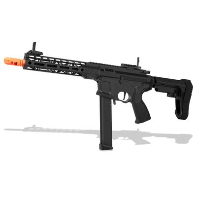EMERBU Pro-Grade Gel Splatter Ball Blaster ARP9 Plus Upgraded by EMERBU - Metal and Nylon Body - 11.1V High Power - Metal Gearset - High Speed Motor - for Ages 15+ Adults(Black)