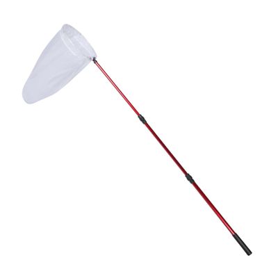 BESTonZON Retractable Telescoping Butterfly Net Alloy Handle Lightweight Extendable Insect Catching Tool for Boys and Girls and Science Education for Outdoor Adventures and Learning