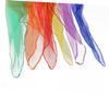 AOKWAWALIY 6 Hemmed Square Scarf Chiffon Ribbon Juggling Scarves Solid Color Bandanas Juggling Scarf Turbans for Women Ribbon Scarves for Women for Dressy Square Silk view 4