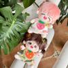 niannyyhouse 20cm Plush Doll Clothes Fruit Pattern Overalls 8in Doll Dressup (Orange) view 3