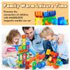 MAGBLOCK 85Pcs Marble Run Magnetic Tiles Toy Building Blocks STEM Educational Child Brain Development Kit Magnet Construction Toys for Boys Girls Kids Age 5 6 7+ Years Old view 2