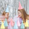 24 PCS Rainbow Party Hats - DIY Assemble Pastel Rainbow Themed Paper Hats Pastel Party Birthday Party Cone Hats Macaron Themed Party Hats for Kids and Adults Birthday, Baby Shower Party Decorations view 4