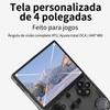 RG40XX V Retro Handheld Game Console with Linux System 4''IPS Screen Built-in 64G Card Preloaded Games 4753+ RG 40XXV Portable Gaming Console RG40XXV Supports 5G WiFi HDMI Bluetooth 4.2 Black view 3