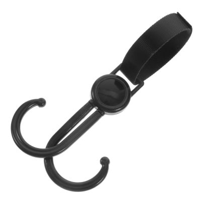 BESTonZON Shopping Trolley Double Hook Versatile Stroller Bag Hanger for Shopping Bags Wheelchairs Diaper Strong Lightweight Durable Design for Convenient Use
