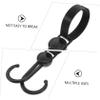 BESTonZON Shopping Trolley Double Hook Versatile Stroller Bag Hanger for Shopping Bags Wheelchairs Diaper Strong Lightweight Durable Design for Convenient Use view 4