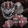 ARUOHHA DND Metal Dice Black Red Dragon Egg Dice with Rotating Dragon Egg Shell, Role Playing Game RPG Polyhedral D and D Dice Set D20 D12 D10 D8 D6 D4 view 1