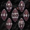 ARUOHHA DND Metal Dice Black Red Dragon Egg Dice with Rotating Dragon Egg Shell, Role Playing Game RPG Polyhedral D and D Dice Set D20 D12 D10 D8 D6 D4 view 2