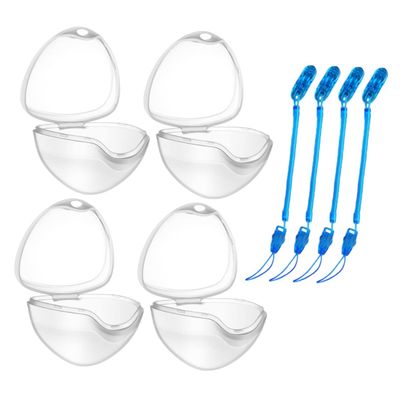 RORPOIR 4pcs Storage Box Clip Containers Material Safe Compact for Boy Girl Toddlers