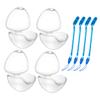 RORPOIR 4pcs Storage Box Clip Containers Material Safe Compact for Boy Girl Toddlers view 1