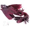 ACOCOFE 3D Printed Dragon Feathered Wyvern Dragon Toys,16 inch Large Fidget Articulated Dragon with Wings,Large Desktop Pet 3D Printed Toys (BlackRed) view 1