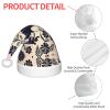 Bat pattern Christmas hat - Plush Soft Cap for Christmas, New Year, Halloween - Vibrant Headpieces & Headwear Supplies view 4