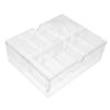 COHEALI Acrylic Poker Chip Storage Box Lid Transparent Organizer for Chips Portable and Case for and Parties view 1