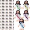 Bememo 100 Pcs Little Jesus Figures Jesus Loves You Original Design Pocket Rubber Little Figures to Hide and Seek Sunday Religious Party Share Easter Gifts(Macaron Colors) view 1