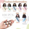 Bememo 100 Pcs Little Jesus Figures Jesus Loves You Original Design Pocket Rubber Little Figures to Hide and Seek Sunday Religious Party Share Easter Gifts(Macaron Colors) view 2