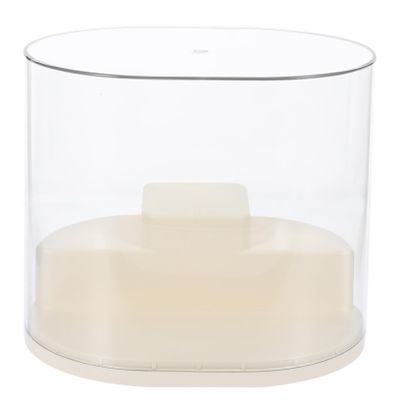 BESTonZON Figurine Display Case Small Model Display Box Showcase for Collectibles Doll Storage Box