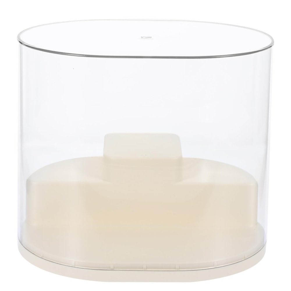 BESTonZON Figurine Display Case Small Model Display Box Showcase for Collectibles Doll Storage Box