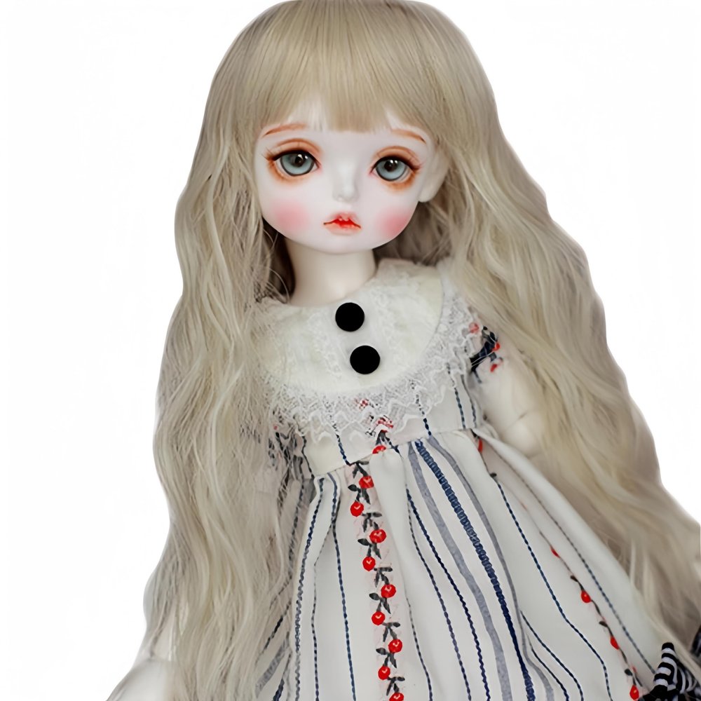 1/4 BJD Doll Kawaii Doll Move Joints Handmade Makeup 18 Inches Collectible Cartoon Dress up Dolls The (K)