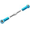 9Pcs Metal Pull Rod Steering Servo Link Linkages Swing Arm Tie Rod Upper Suspension Ends & Metal Spur Diff Differential Main Gear 62T & 17T Pinion Motor Gear Center Reduction view 4