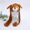 Animal Plush Ear Hat Kids Adults Cute Flap Moving Jumping Hat view 2