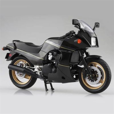 Collection Motorcycle Simulation Diecast Model Collection Gift 1:12 for Kawasaki Ninja GPZ 900 R(Black)